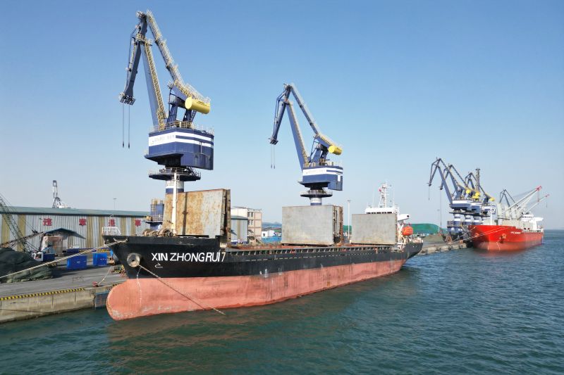 一季度煙臺港件雜貨出口發(fā)運(yùn)量增長超8成（圖）